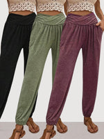 Casual Plain Loose Long Pants