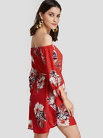 ODM Ladies 3/4 Sleeve Mini Dresses