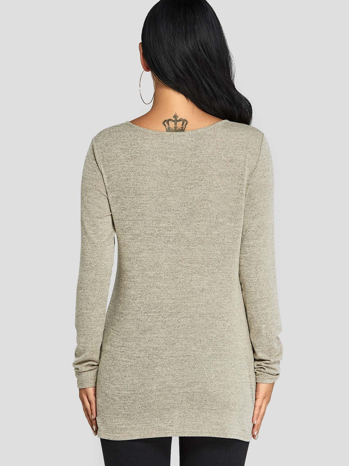 NEW FEELING Womens Apricot T-Shirts