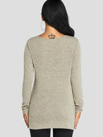 NEW FEELING Womens Apricot T-Shirts