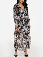 OEM ODM Womens Long Sleeve Maxi Dress