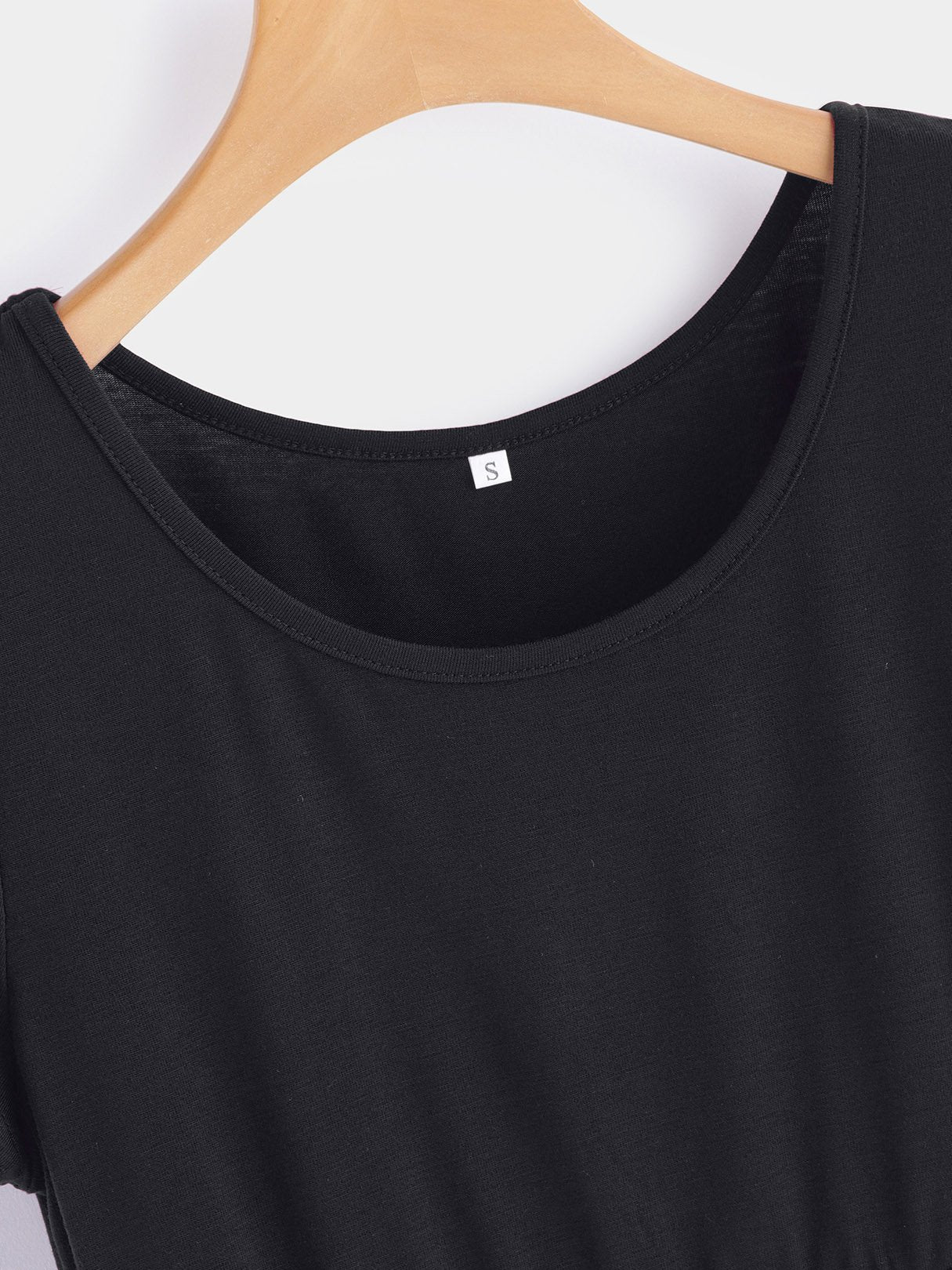 OEM Ladies Black Midi Dresses