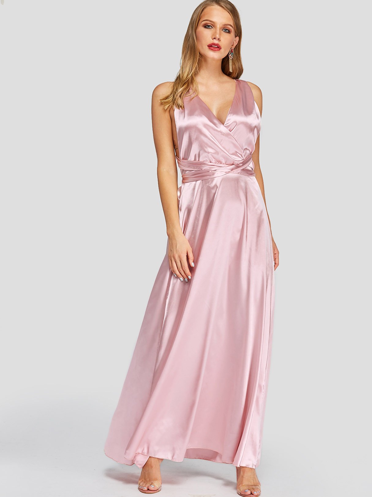 ODM Ladies Sleeveless Maxi Dresses
