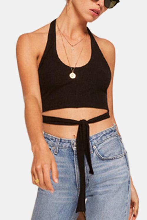 OEM Ladies Black Camis