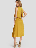 ODM Ladies Sleeveless Midi Dresses