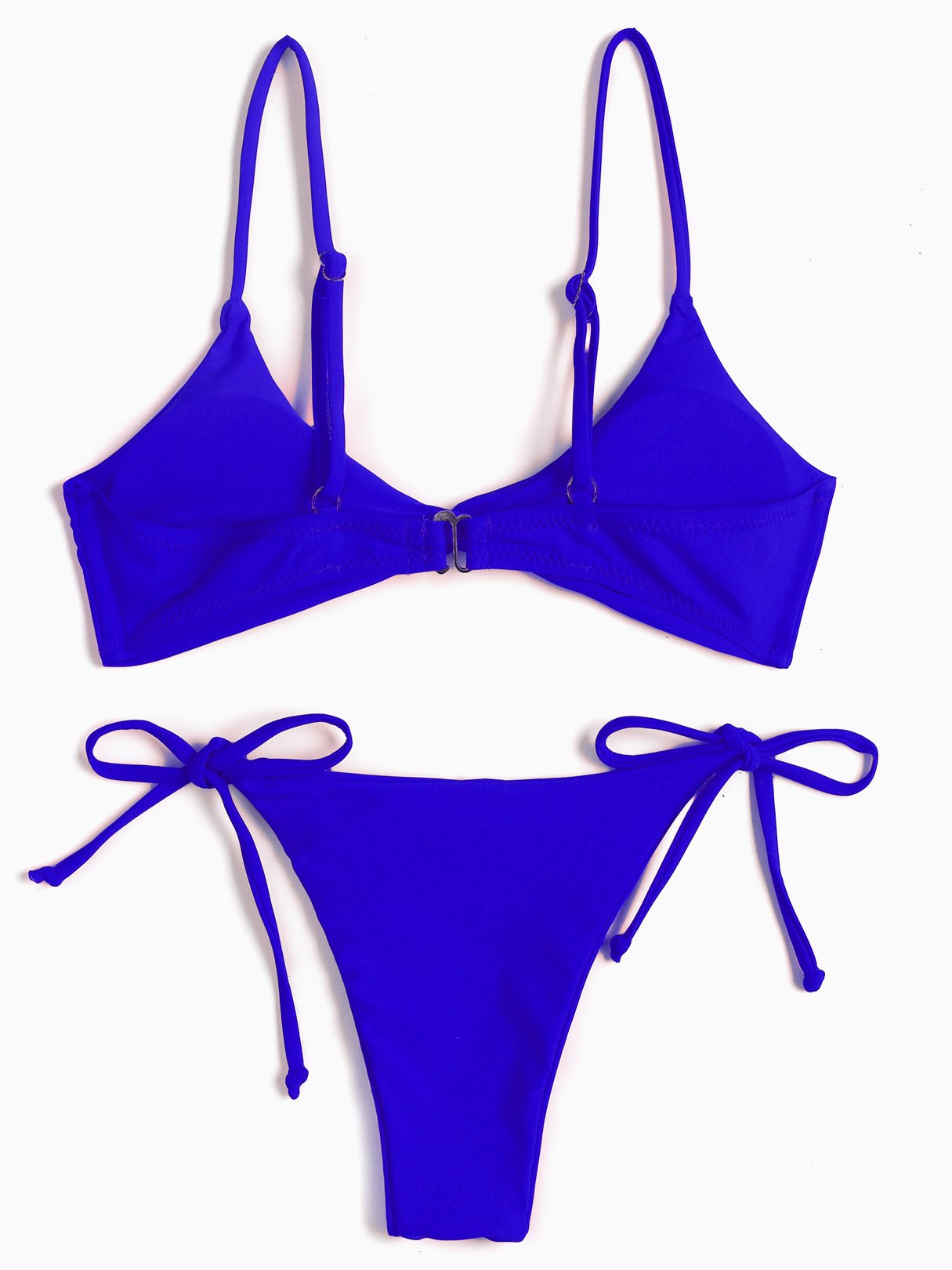 NEW FEELING Womens Blue Bikinis