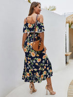 NEW FEELING Womens Floral Maxi Dresses