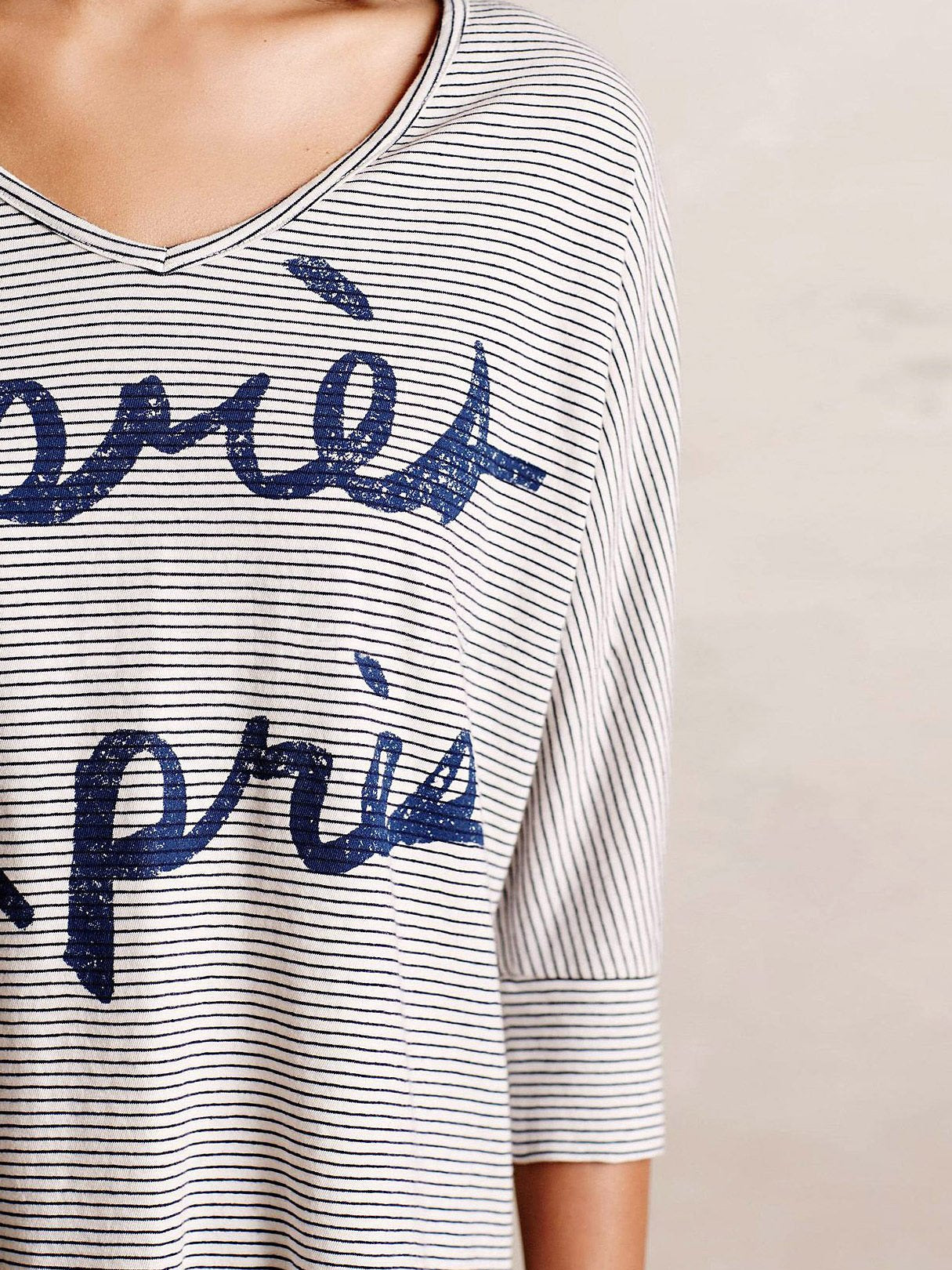 OEM Ladies Striped T-Shirts