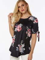 Custom Womens Floral Print T-Shirts