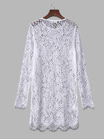 NEW FEELING Womens White Floral Dresses