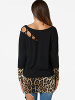 NEW FEELING Womens Black T-Shirts