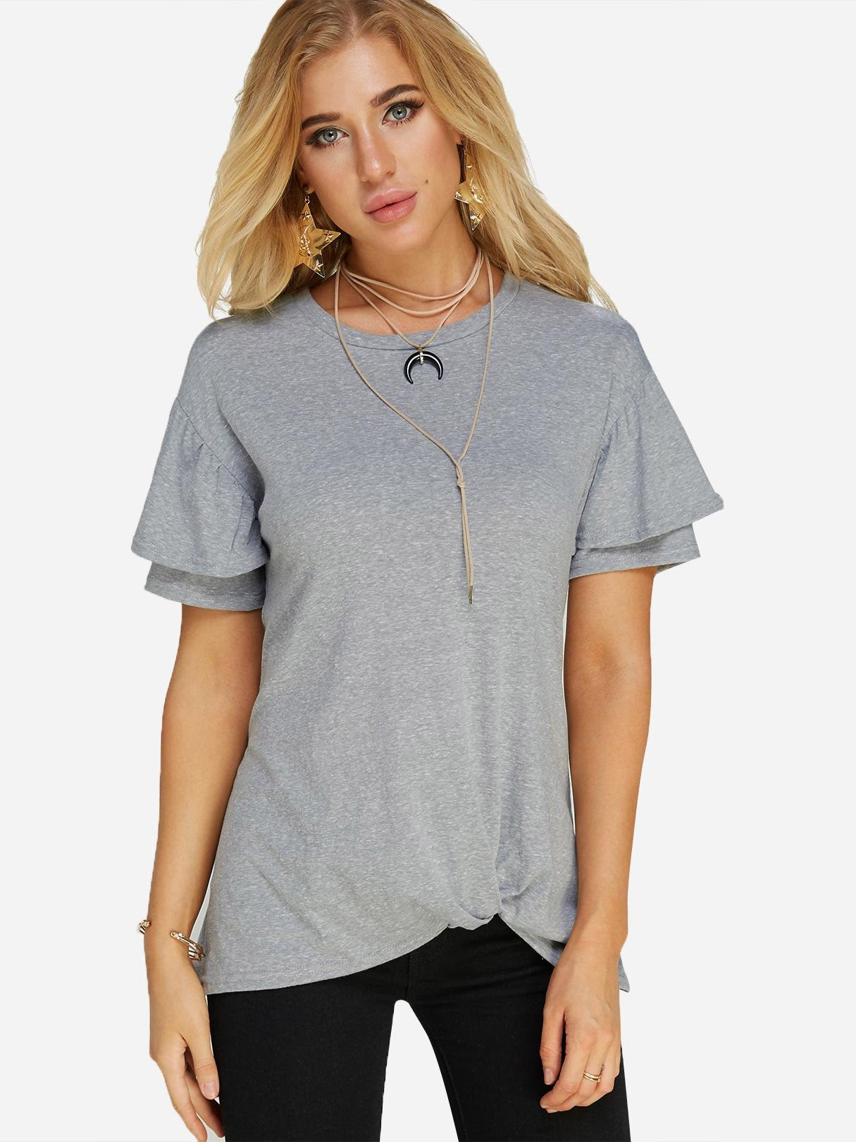 ODM Ladies Short Sleeve T-Shirts