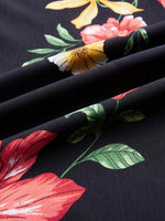 Custom Long Sleeve V Neck Little Black Dress
