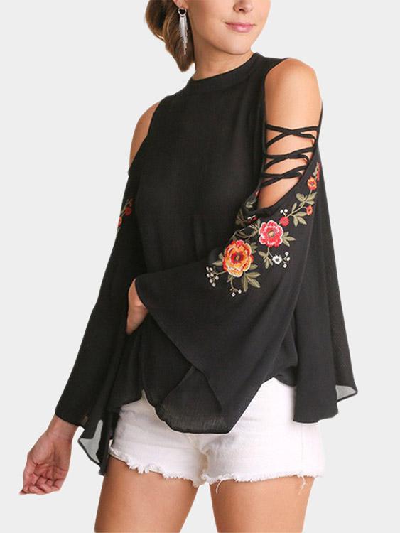 OEM Ladies Black Blouses