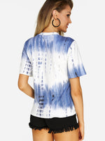 NEW FEELING Womens Blue T-Shirts