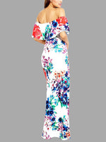 NEW FEELING Womens White Maxi Dresses