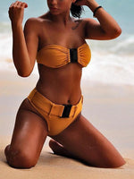 ODM Womens Sleeveless Two Piece Bikinis