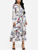 Womens Long Sleeve Maxi Dress
