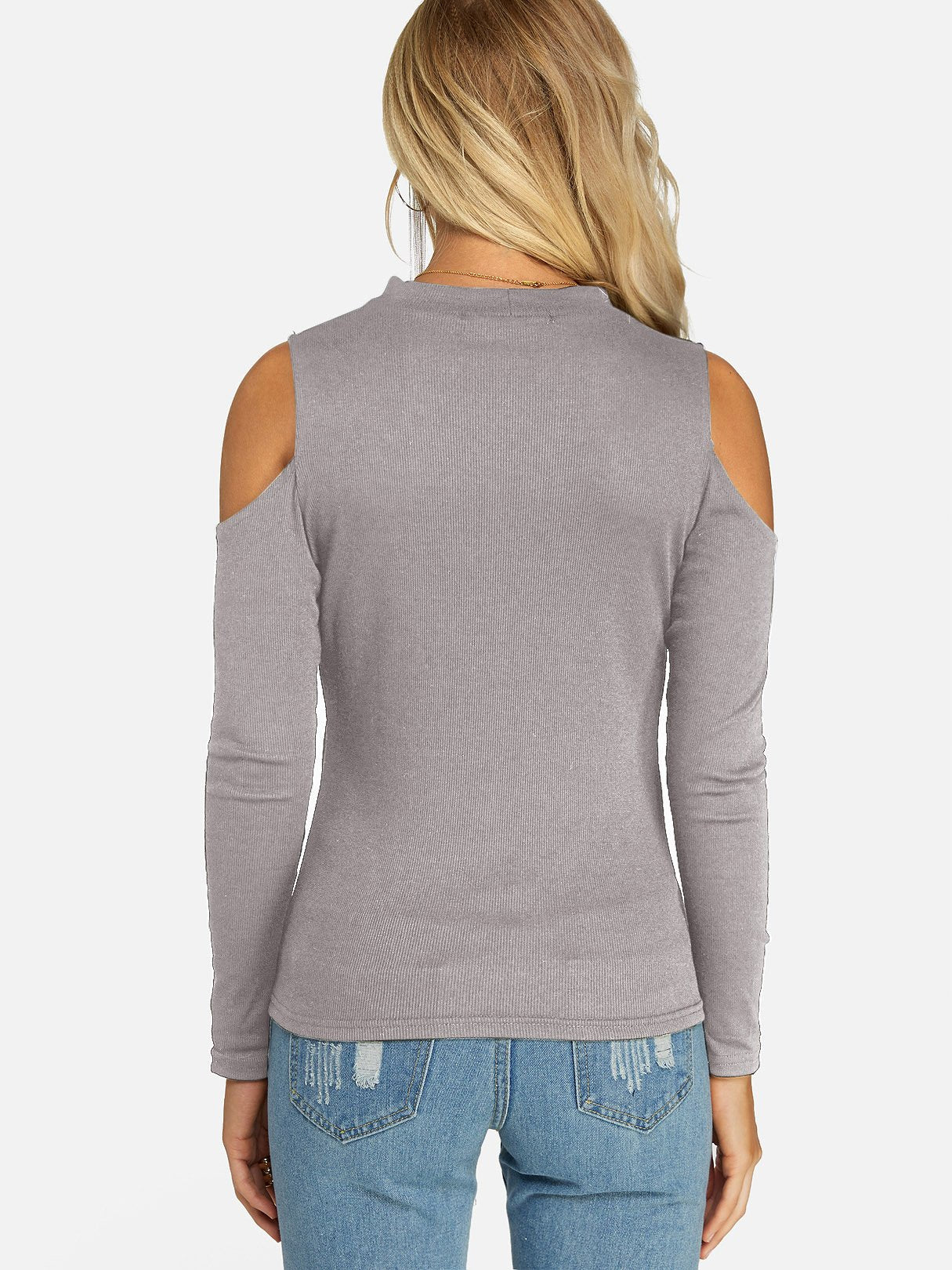NEW FEELING Womens Grey T-Shirts