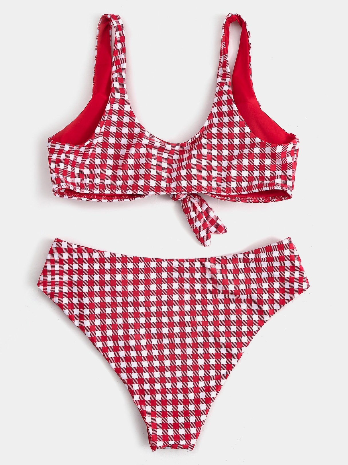 NEW FEELING Womens Red Bikinis