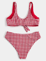 NEW FEELING Womens Red Bikinis
