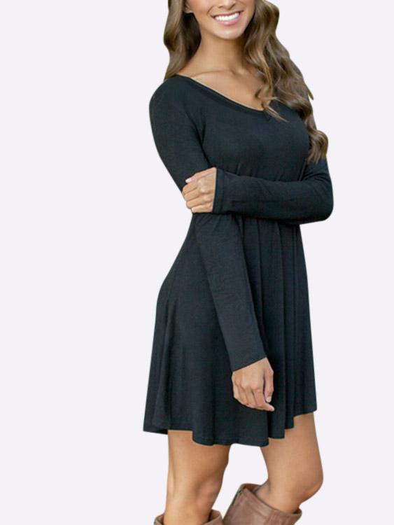 OEM Ladies Black Mini Dresses