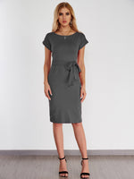OEM Ladies Grey Casual Dresses