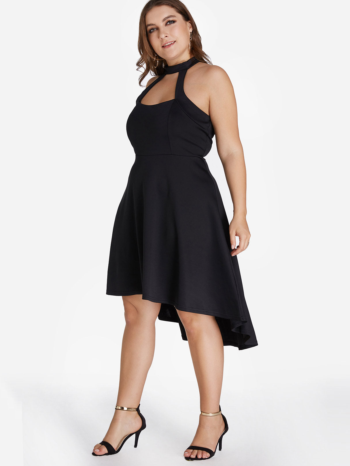 OEM Ladies Black Plus Size Dresses