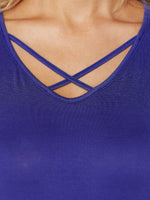 OEM ODM Ladies Navy T-Shirts