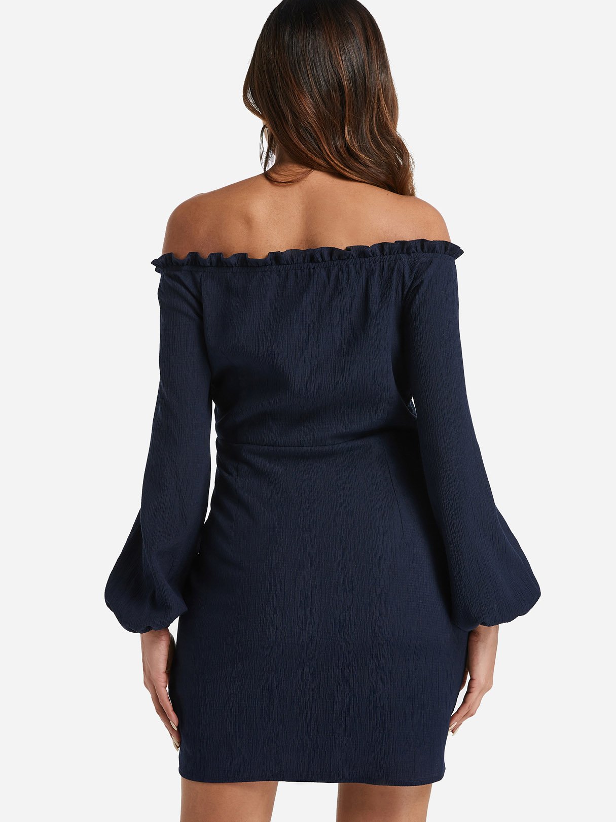 NEW FEELING Womens Navy Mini Dresses