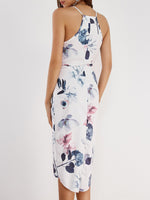 NEW FEELING Womens White Floral Dresses