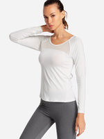 NEW FEELING Womens White T-Shirts