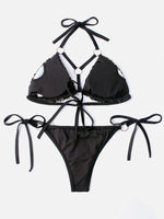 NEW FEELING Womens Gold Bikinis