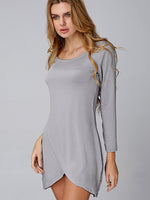 OEM Ladies Grey Mini Dresses
