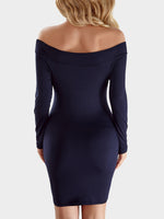 NEW FEELING Womens Navy Mini Dresses