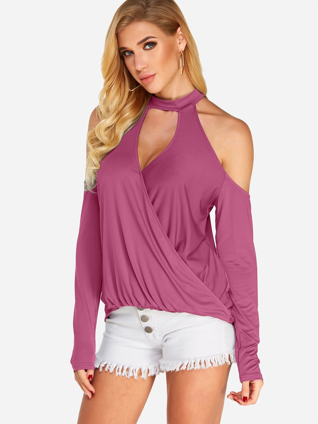OEM Ladies Rose T-Shirts