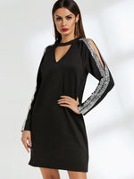 OEM Ladies Black Casual Dresses