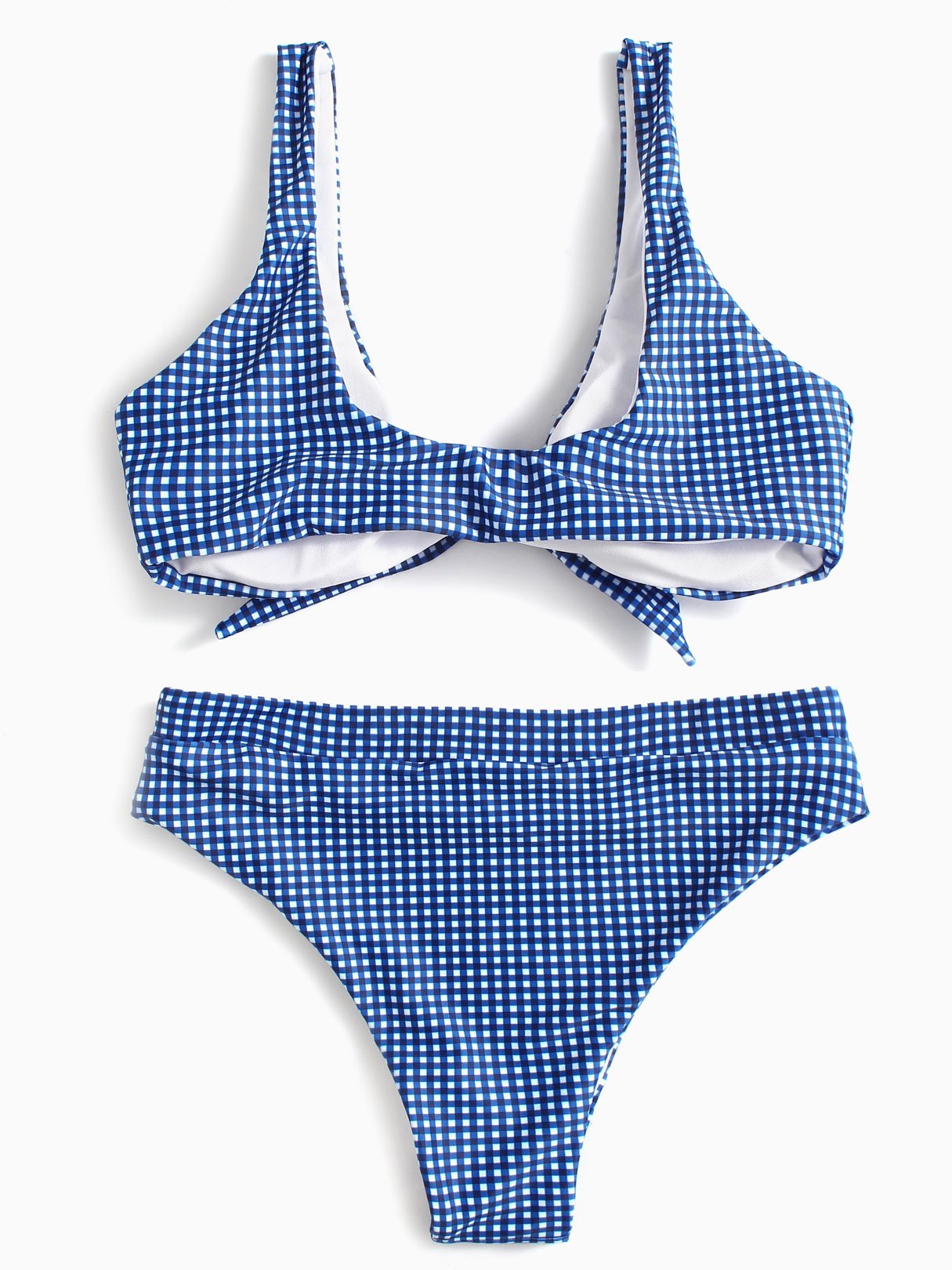 NEW FEELING Womens Blue Bikinis
