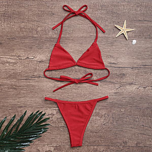 Custom Halter Bandeau Bikini