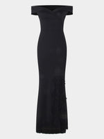 OEM Ladies Black Maxi Dresses