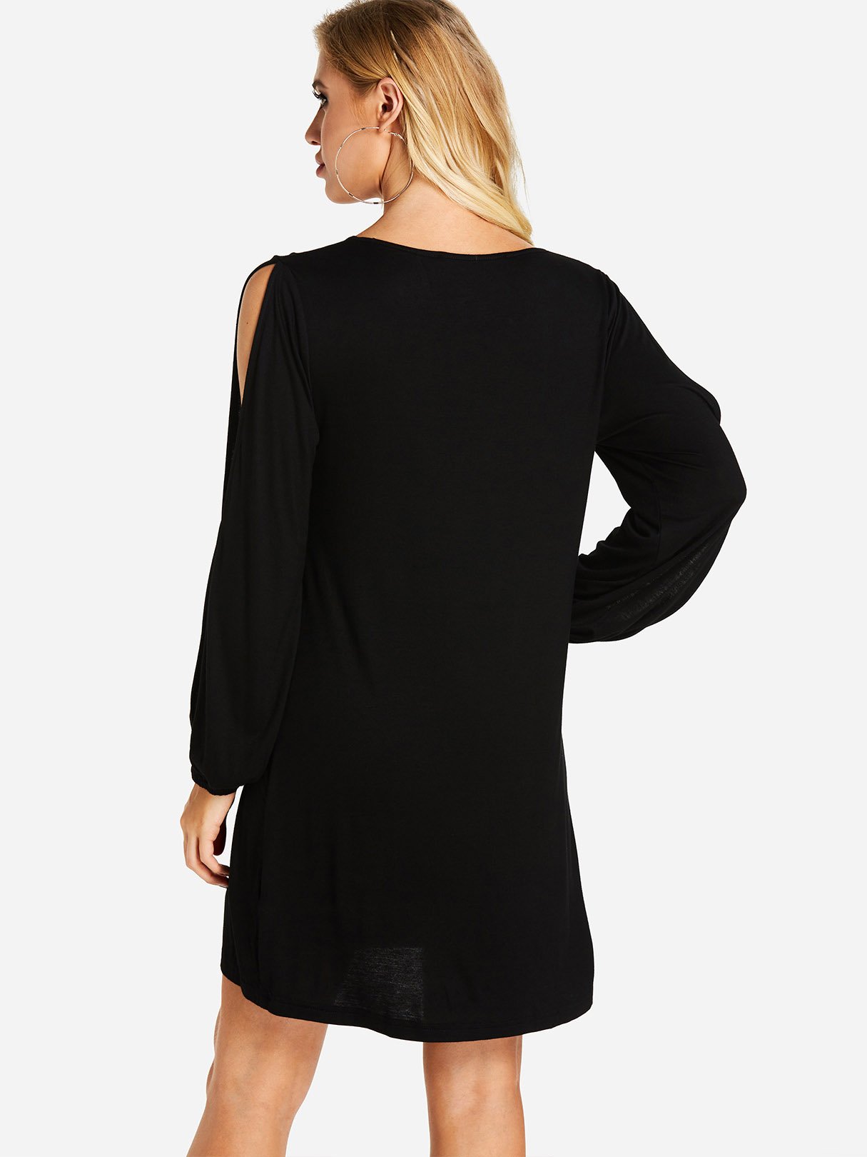 NEW FEELING Womens Black Mini Dresses