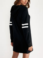 NEW FEELING Womens Black Shirt Dresses
