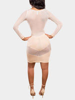 NEW FEELING Womens Beige Sexy Dresses