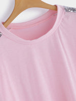 OEM Ladies Pink T-Shirts