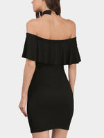 NEW FEELING Womens Black Mini Dresses