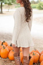 OEM Ladies Beige Mini Dresses