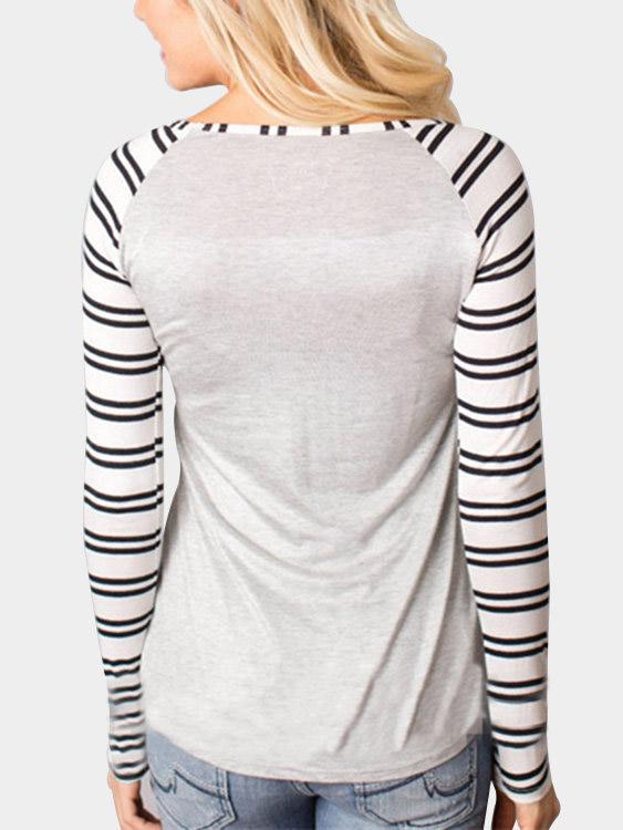 NEW FEELING Womens Grey T-Shirts