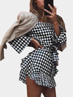 NEW FEELING Womens Black Mini Dresses