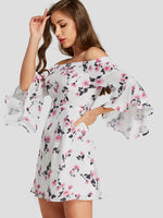 OEM Ladies White Mini Dresses