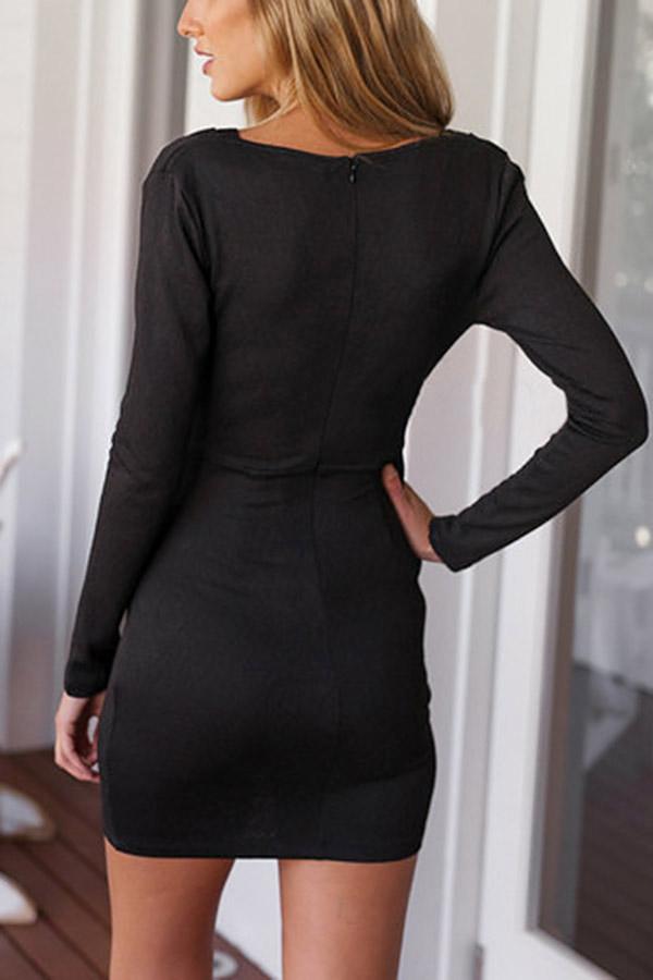 NEW FEELING Womens Black Sexy Dresses